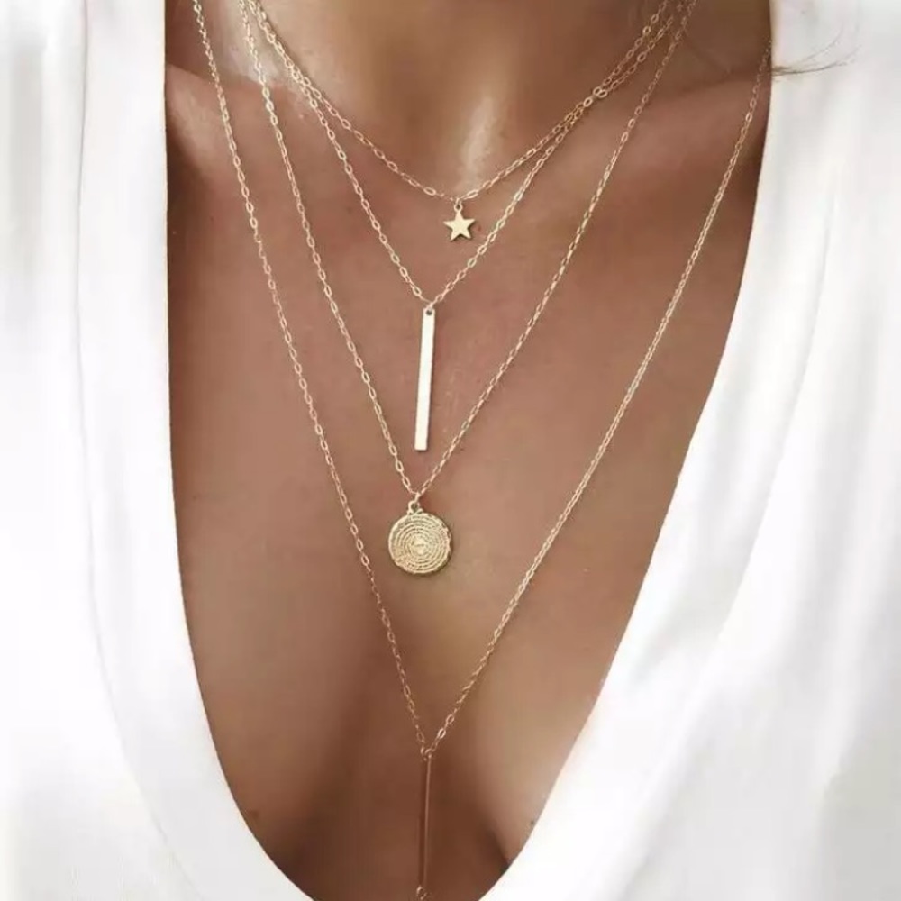Layered necklace